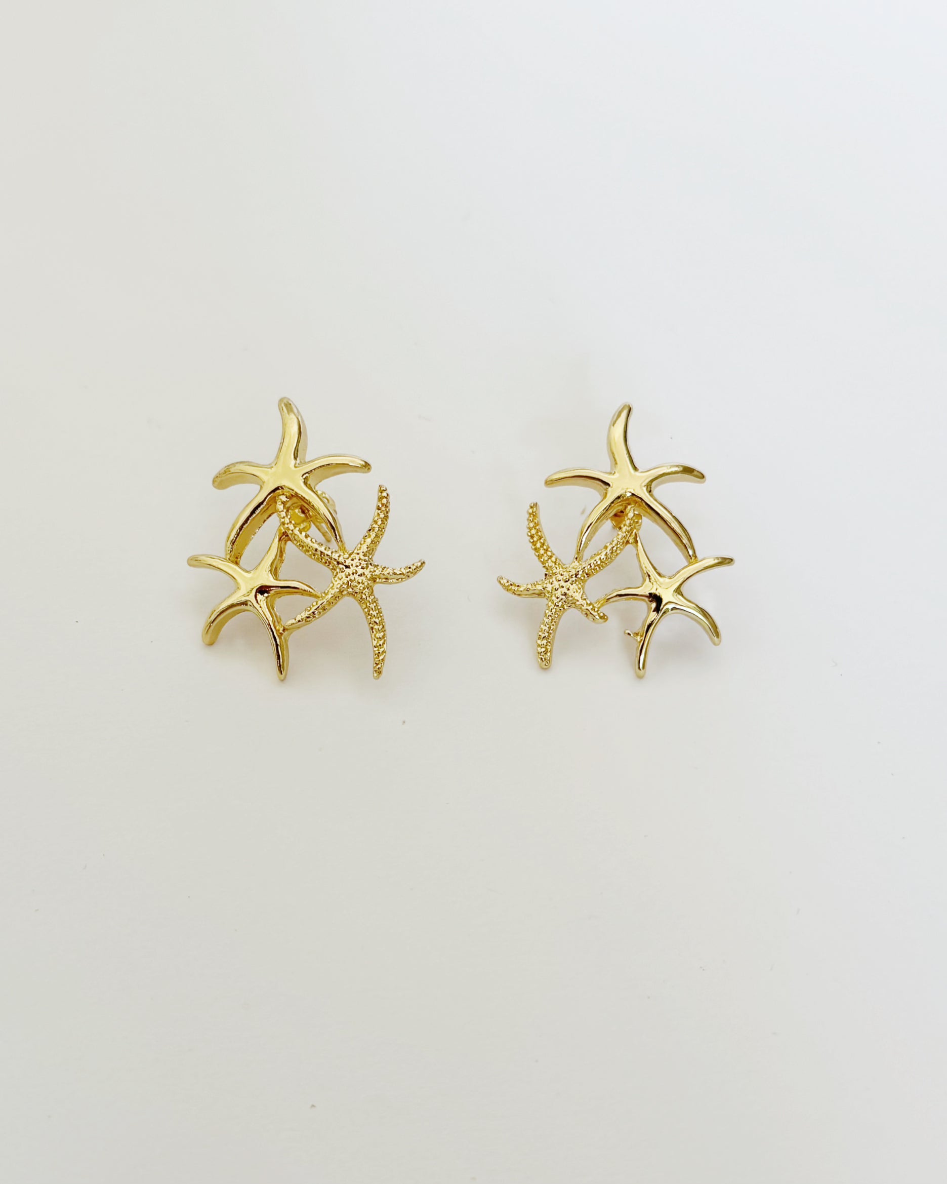 Aretes de estrella de mar