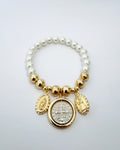 Pulsera de fe dorada
